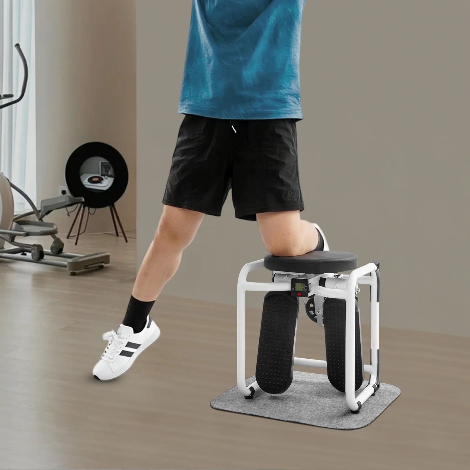 16.54*13.58*12.6inch LED Multi-Function Stepper Manual Stepper Mini Sport Stepper with Foot Pads Seat
16.54*13.58*12.6inch LED Multi-Function Stepper Manual Stepper Mini Sport Stepper with Foot Pads Seat