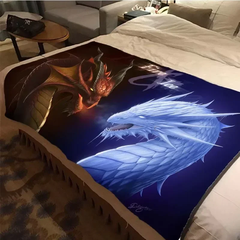 Dragon Pattern Throw Blanket Super Soft Fleece Flannel Lightweight Warm Blanket for Bedroom Couch Sofa
Dragon Pattern Throw Blanket Super Soft Fleece Flannel Lightweight Warm Blanket for Bedroom Couch Sofa