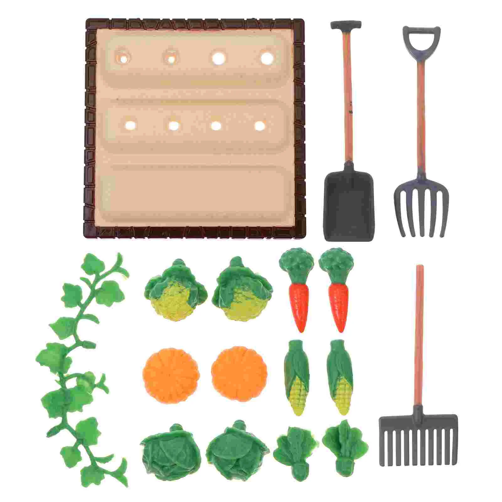 Small Vegetable Field Landscape Model Farm Tool Tools Miniture Toy Vegetsbked Garden Resin
Small Vegetable Field Landscape Model Farm Tool Tools Miniture Toy Vegetsbked Garden Resin