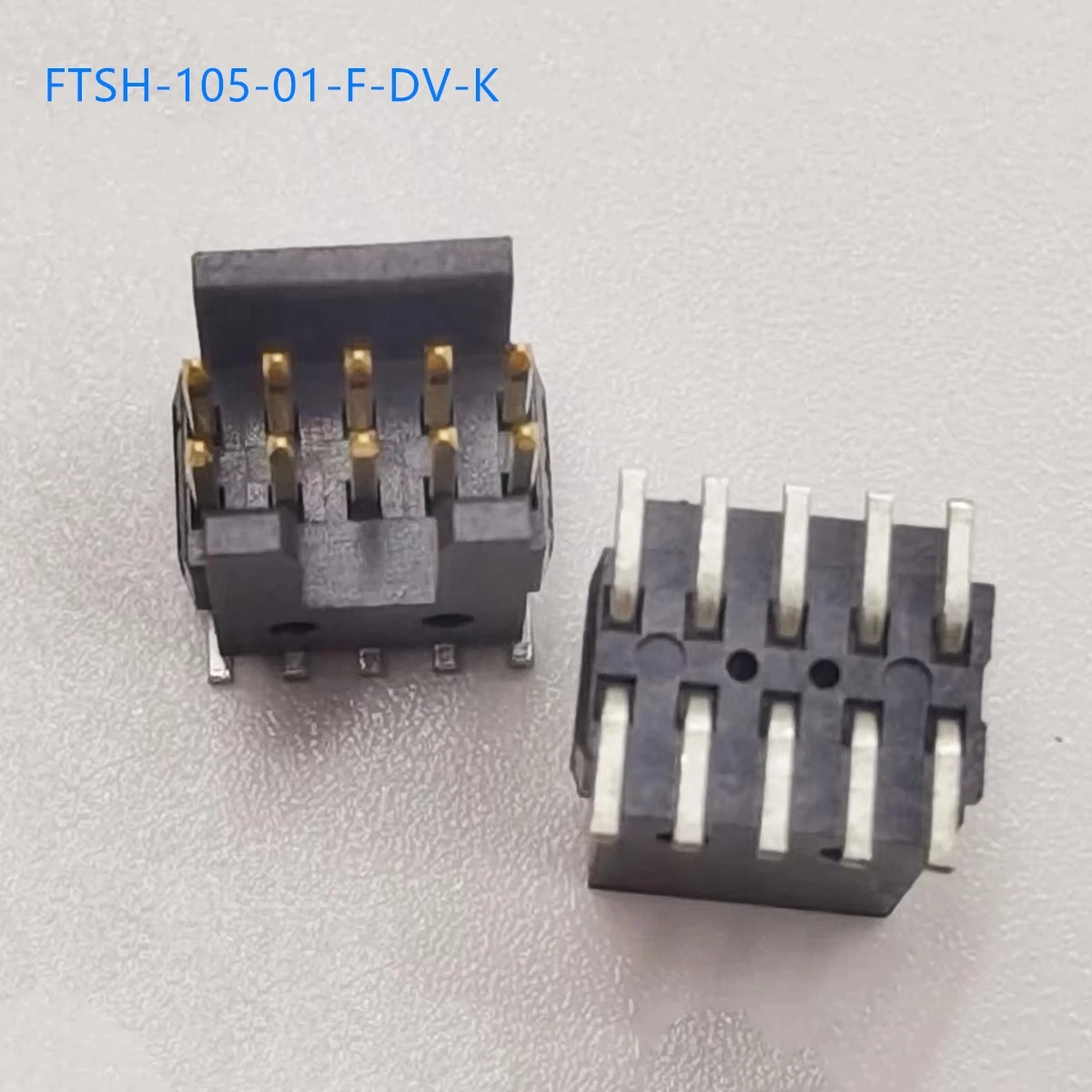 5PCS/lot FTSH-105-01-F-DV-K Samtec 1.27mm spacing 10Pin 2-row male needle holder
5PCS/lot FTSH-105-01-F-DV-K Samtec 1.27mm spacing 10Pin 2-row male needle holder