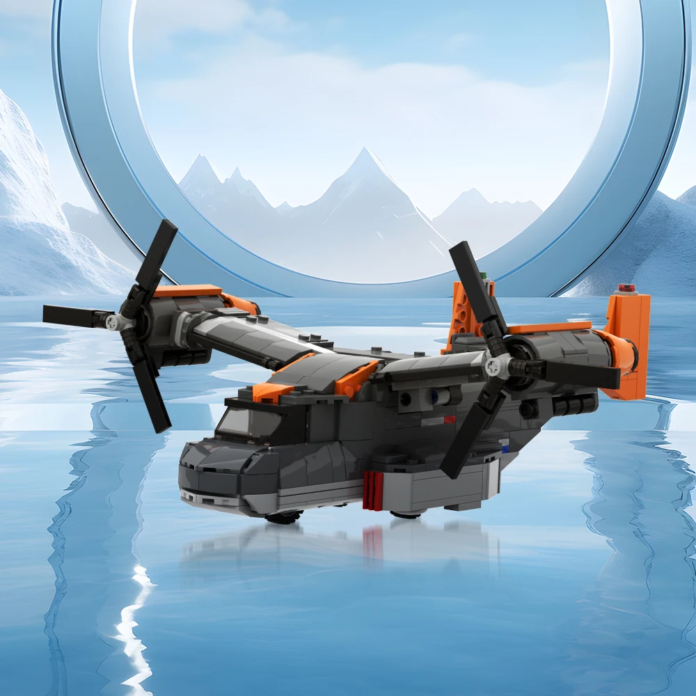 Gobrick MOC Osprey самолёт, строительные блоки, модель, военный корабль, тилтротор, самолет, вертолет, кирпичи в сборе, игрушки, подарки
Gobrick MOC Osprey самолёт, строительные блоки, модель, военный корабль, тилтротор, самолет, вертолет, кирпичи в сборе, игрушки, подарки