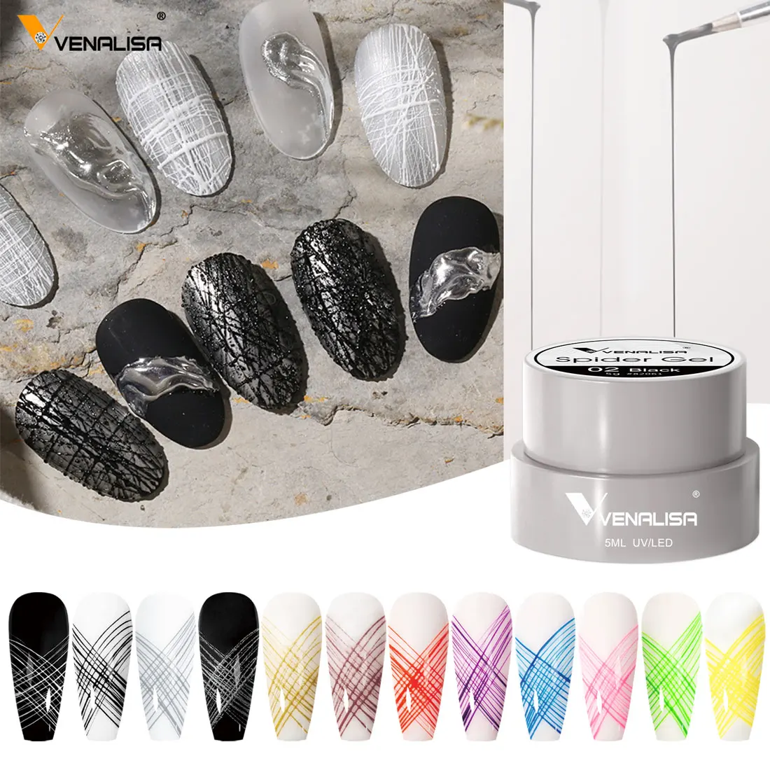 Venalisa Painting Gel Nail Art UV LED Professional Nail Paint Gel Polish UV Color Gel Lacquer Emboss Pull Line Spider Gels
Venalisa Painting Gel Nail Art UV LED Professional Nail Paint Gel Polish UV Color Gel Lacquer Emboss Pull Line Spider Gels