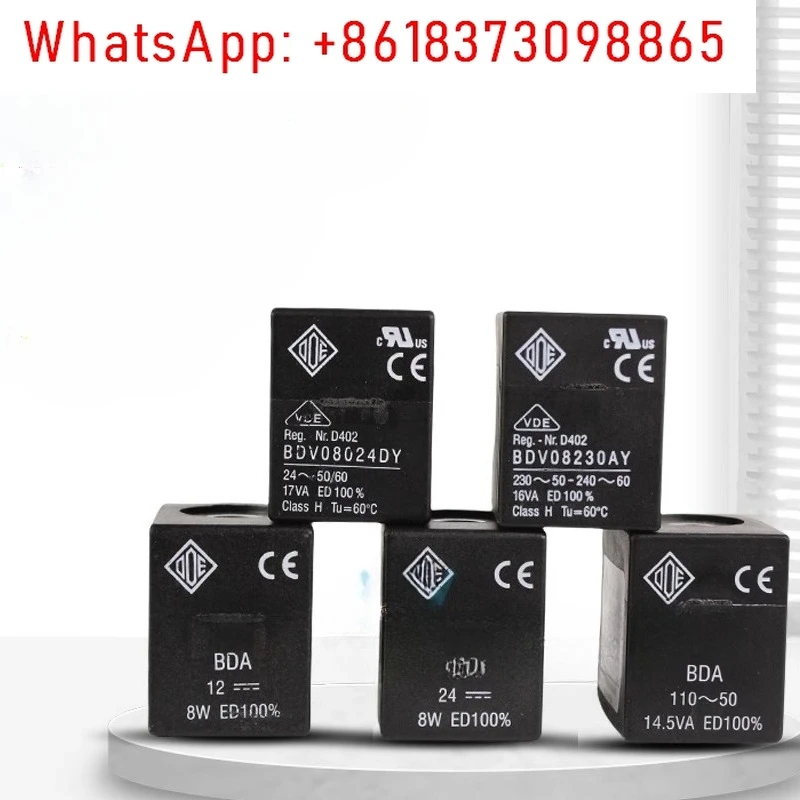 ODE Solenoid Valve Coil BDA08024cs DC24V BDA08223 ODE
ODE Solenoid Valve Coil BDA08024cs DC24V BDA08223 ODE