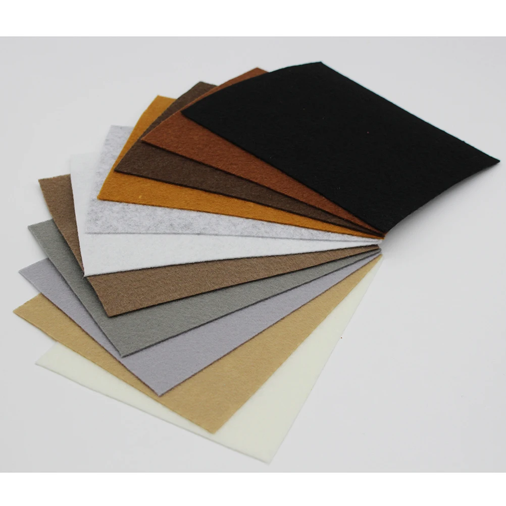 40 Pcs Colorful Nonwoven Felt Fabric Sheets Craft Supplies Wool Polyester Material Sewing Squares DIY Projects Brown Bulk Cloth
40 Pcs Colorful Nonwoven Felt Fabric Sheets Craft Supplies Wool Polyester Material Sewing Squares DIY Projects Brown Bulk Cloth