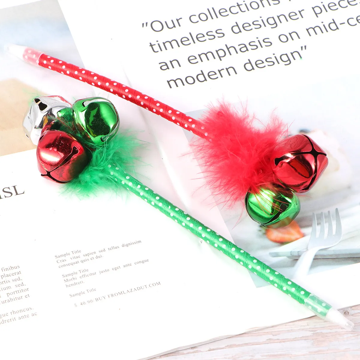 6Pcs Christmas Themed Jingle Bell Ballpoint Pens Fine Tip Creative Pens for Kids Students Drawing Marking Writing Holiday Gifts
6Pcs Christmas Themed Jingle Bell Ballpoint Pens Fine Tip Creative Pens for Kids Students Drawing Marking Writing Holiday Gifts