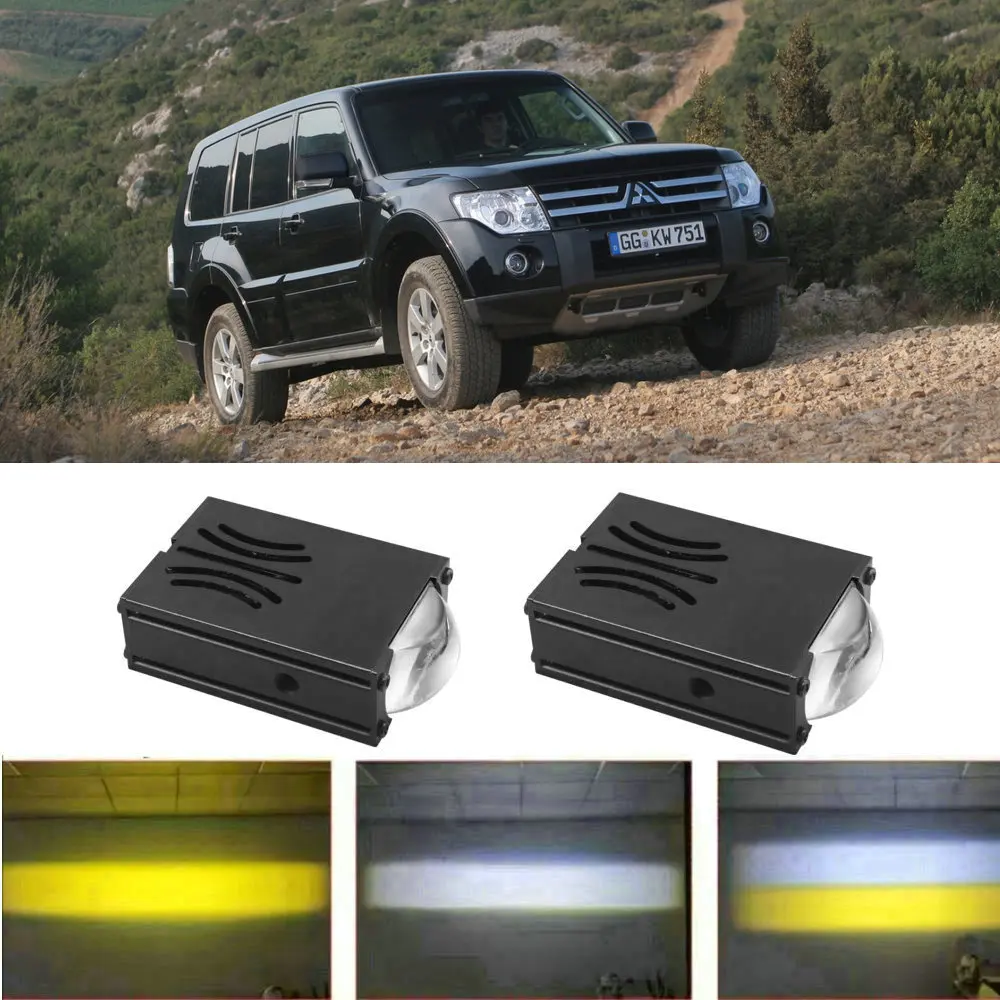 Grille Mount, White/Yellow Dual Color Modules 1.5" LED Fog Lights For Mitsubishi Xforce eK X EV XRT Concept XFC Mirage
Grille Mount, White/Yellow Dual Color Modules 1.5" LED Fog Lights For Mitsubishi Xforce eK X EV XRT Concept XFC Mirage