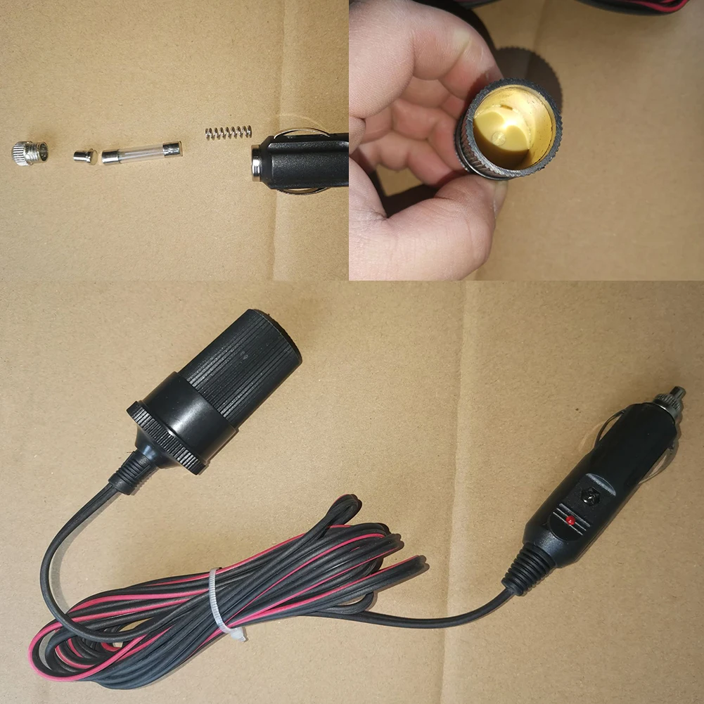 2M/5M Heavy Duty Extension Cable Car Cigarette Lighter Extension Cable 12/24V 10A Car Socket Power Adapter Female Socket Adapter
2M/5M Heavy Duty Extension Cable Car Cigarette Lighter Extension Cable 12/24V 10A Car Socket Power Adapter Female Socket Adapter