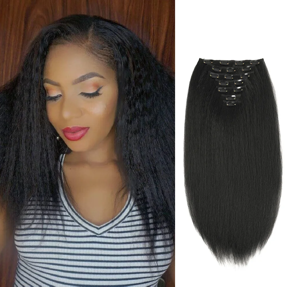 22-дюймовые синтетические афро-яки, прямые заколки для наращивания волос, натуральные шиньоны, 7 шт./150 г, прямые волосы яки, наращивание волос Харри
22-дюймовые синтетические афро-яки, прямые заколки для наращивания волос, натуральные шиньоны, 7 шт./150 г, прямые волосы яки, наращивание волос Харри