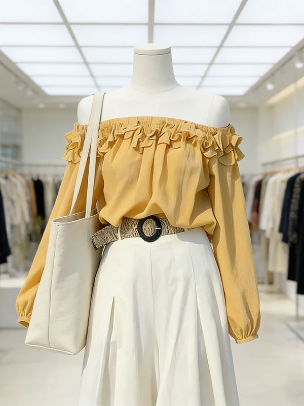 Large Size Spring Summer One Shoulder Lantern Sleeve Shirt White Versatile High Waist Skirt Set Women's Fashion Ensemble
Large Size Spring Summer One Shoulder Lantern Sleeve Shirt White Versatile High Waist Skirt Set Women's Fashion Ensemble
