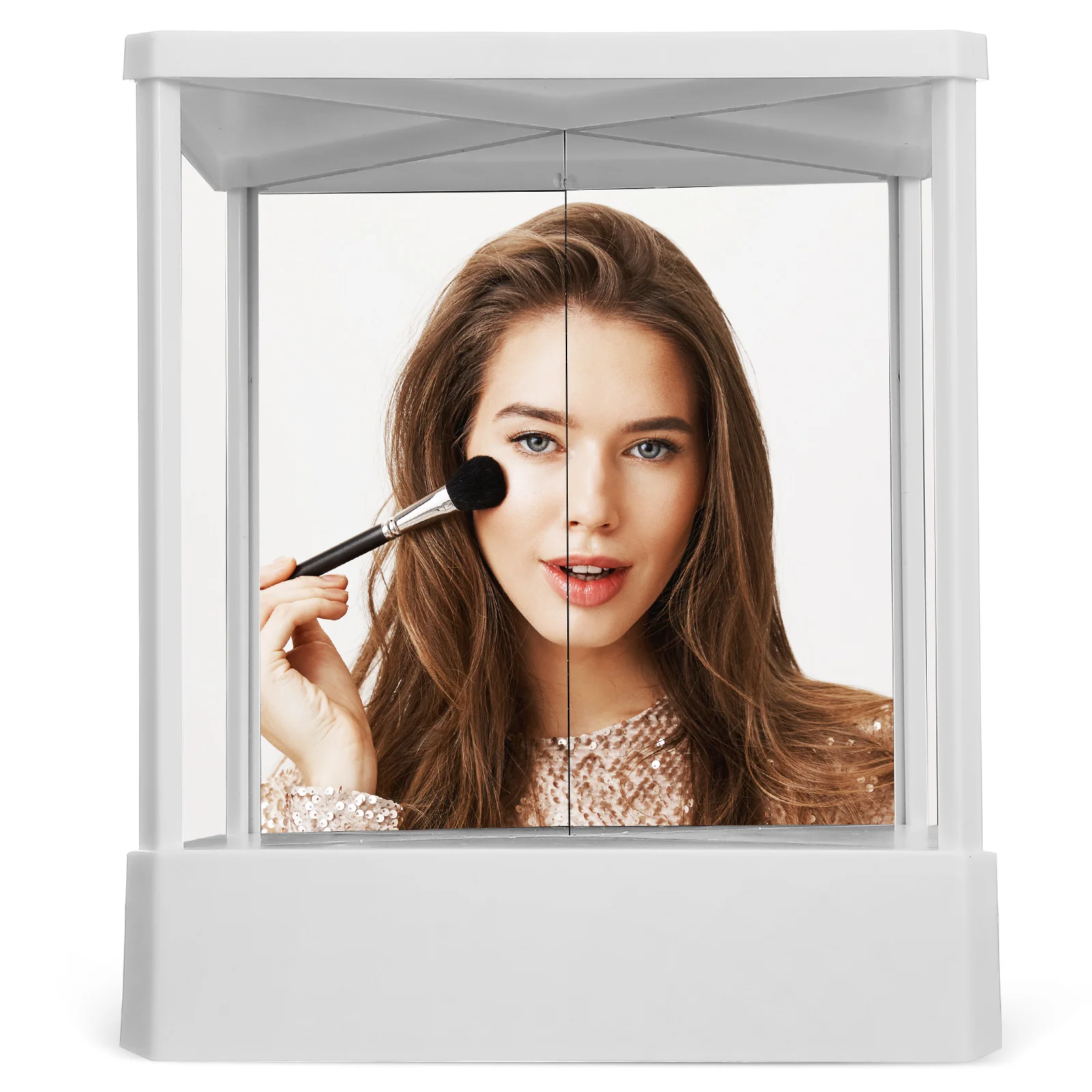 Desktop Vanity Mirror Reversing Mirrors Tabletop Plastic Non For Makeup
Desktop Vanity Mirror Reversing Mirrors Tabletop Plastic Non For Makeup