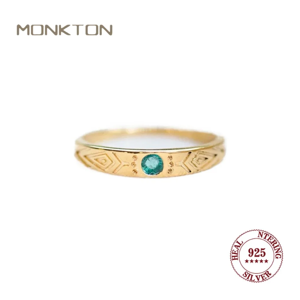 Monkton Vintage Style Sterling Silver 925 Ring Unique Geometric Engraved Design Stackable Band for Women Retro Elegant Jewelry
Monkton Vintage Style Sterling Silver 925 Ring Unique Geometric Engraved Design Stackable Band for Women Retro Elegant Jewelry