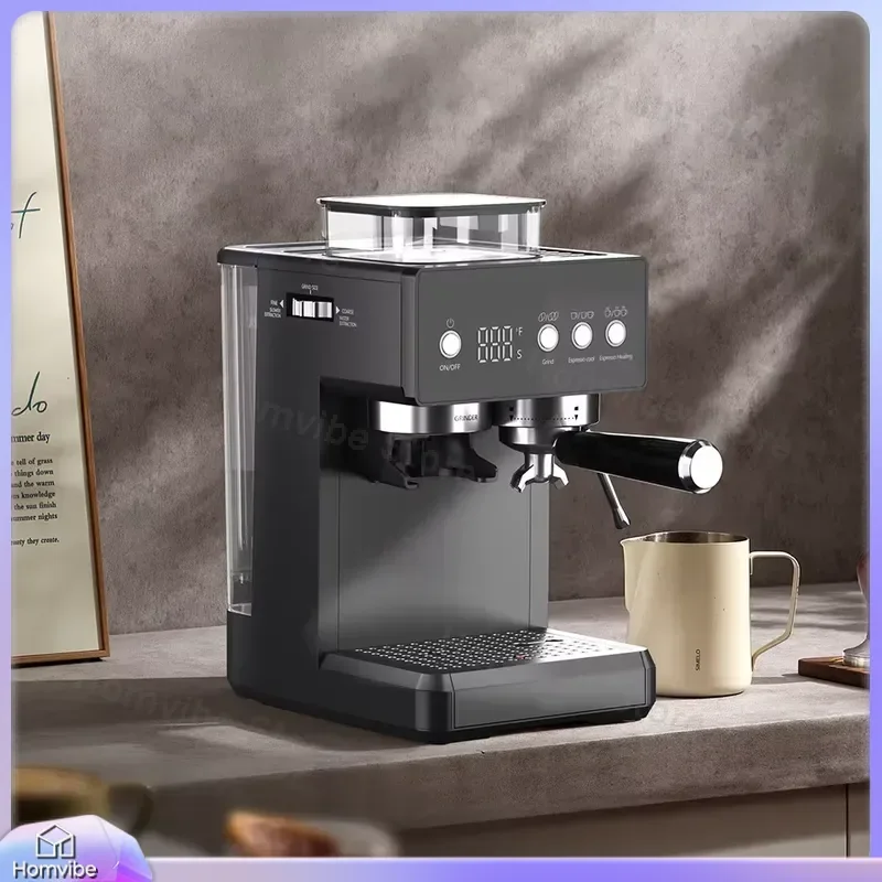 3 in 1 Semi Automatic Espresso Machine with Built in Grinder Milk Frother Cold Brew Function 20 Bar Pump for Home Barista
3 in 1 Semi Automatic Espresso Machine with Built in Grinder Milk Frother Cold Brew Function 20 Bar Pump for Home Barista