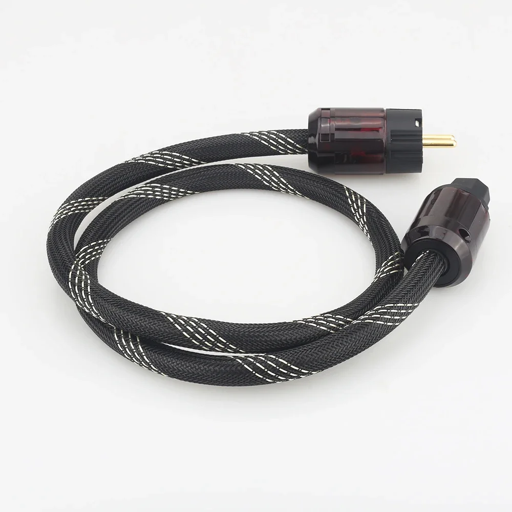 Audiocrast P103&DW30 Copper HIFI Audio Power Cable Cord EU Schuko plug Gold plated schuko power cable
Audiocrast P103&DW30 Copper HIFI Audio Power Cable Cord EU Schuko plug Gold plated schuko power cable