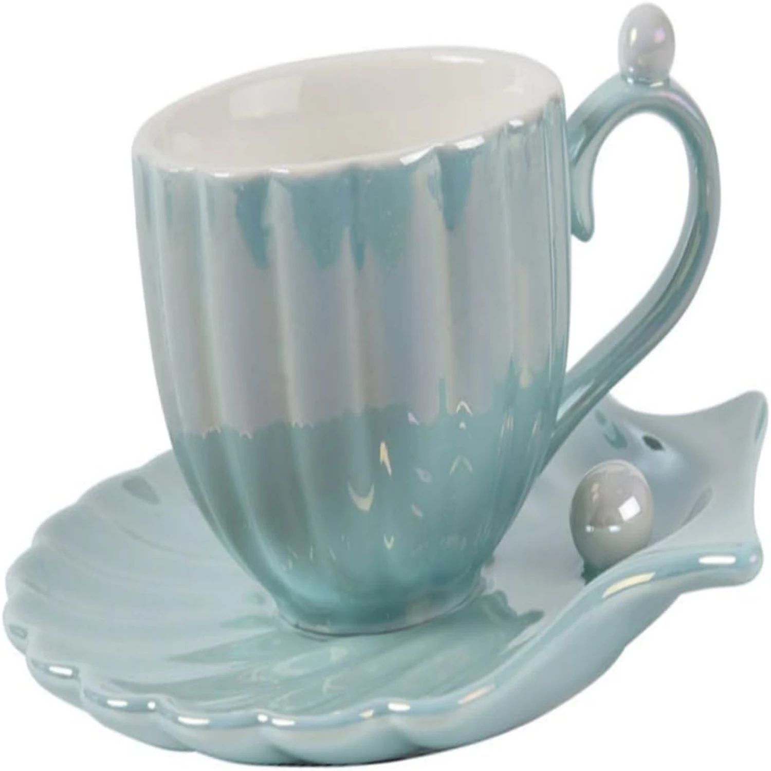 Enhance your morning routine with this luxurious and elegant iridescent ceramic coffee mug and tea cup set. These stunning fine
Enhance your morning routine with this luxurious and elegant iridescent ceramic coffee mug and tea cup set. These stunning fine