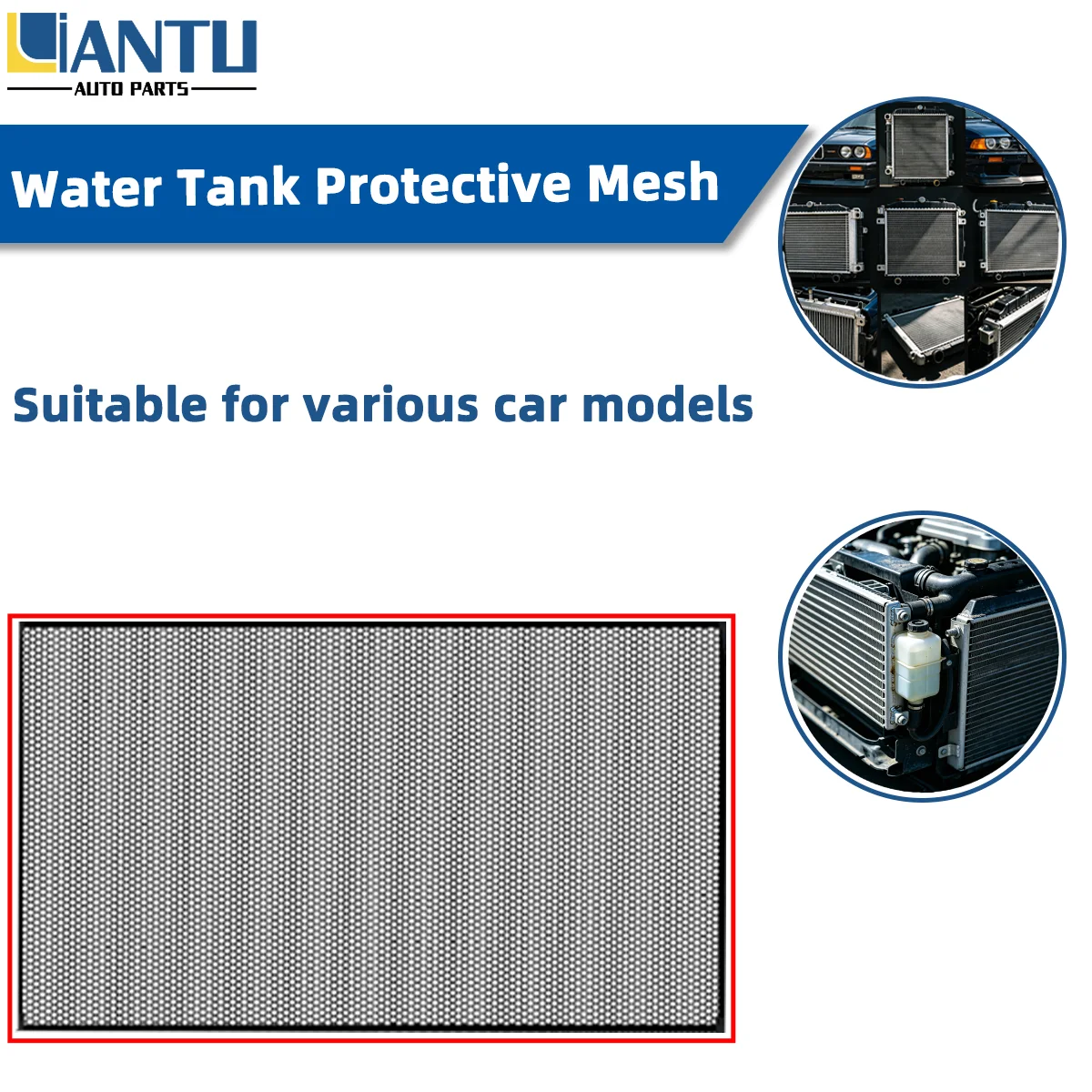 Universal Car Water Tank Protective Mesh Anti-Dust Stones Insects Debris Front Grille Guard Net Washable
Universal Car Water Tank Protective Mesh Anti-Dust Stones Insects Debris Front Grille Guard Net Washable