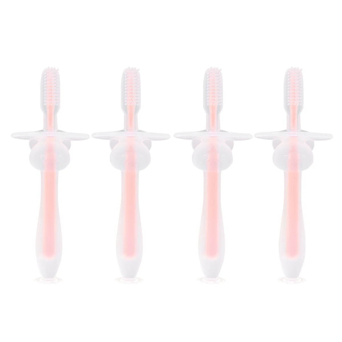 4 Pcs Baby Training Brush Toddler Toothbrush Toothbrushes Bristles Silicone Teether
4 Pcs Baby Training Brush Toddler Toothbrush Toothbrushes Bristles Silicone Teether