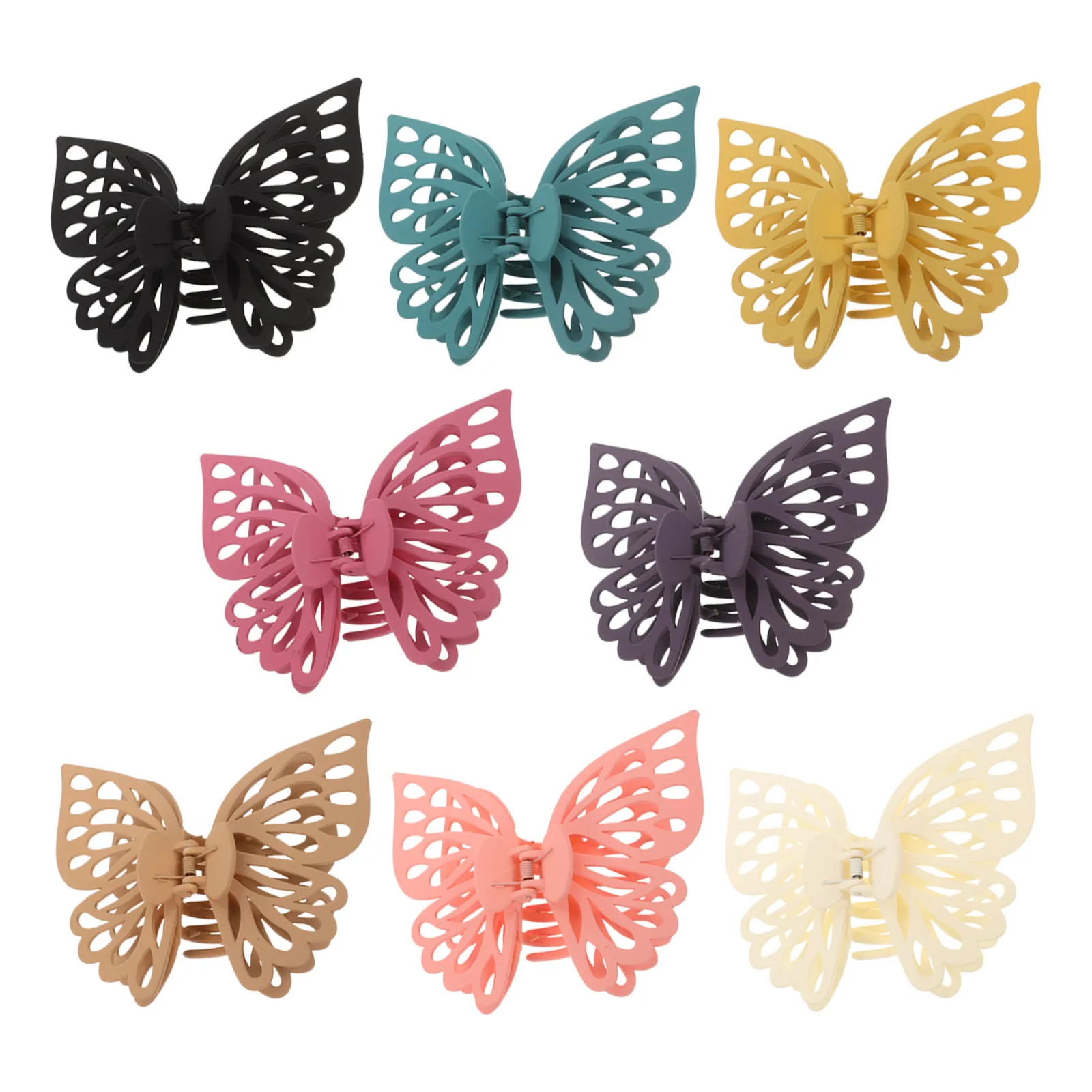 8pcs Hair Clips Accessories Short Jaw Clamps for Women Large Barrettes PS ABS PC Materials Durable Firm Hold Non Damaging
8pcs Hair Clips Accessories Short Jaw Clamps for Women Large Barrettes PS ABS PC Materials Durable Firm Hold Non Damaging