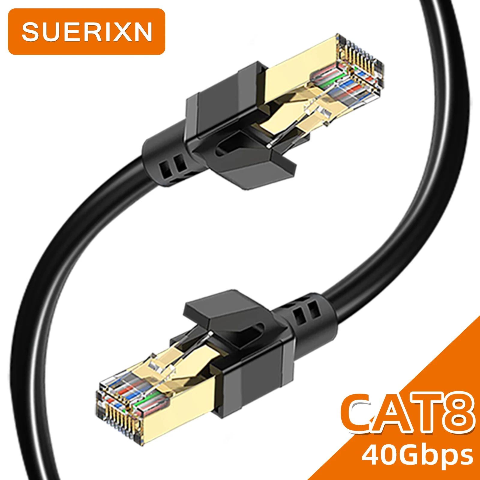 5M 10M 30M CAT8 High Speed Ethernet Cable 40Gbps SSTP RJ45 Lan Patch Cord for Laptop Modem Router Internet Network Cable Cat 8
5M 10M 30M CAT8 High Speed Ethernet Cable 40Gbps SSTP RJ45 Lan Patch Cord for Laptop Modem Router Internet Network Cable Cat 8