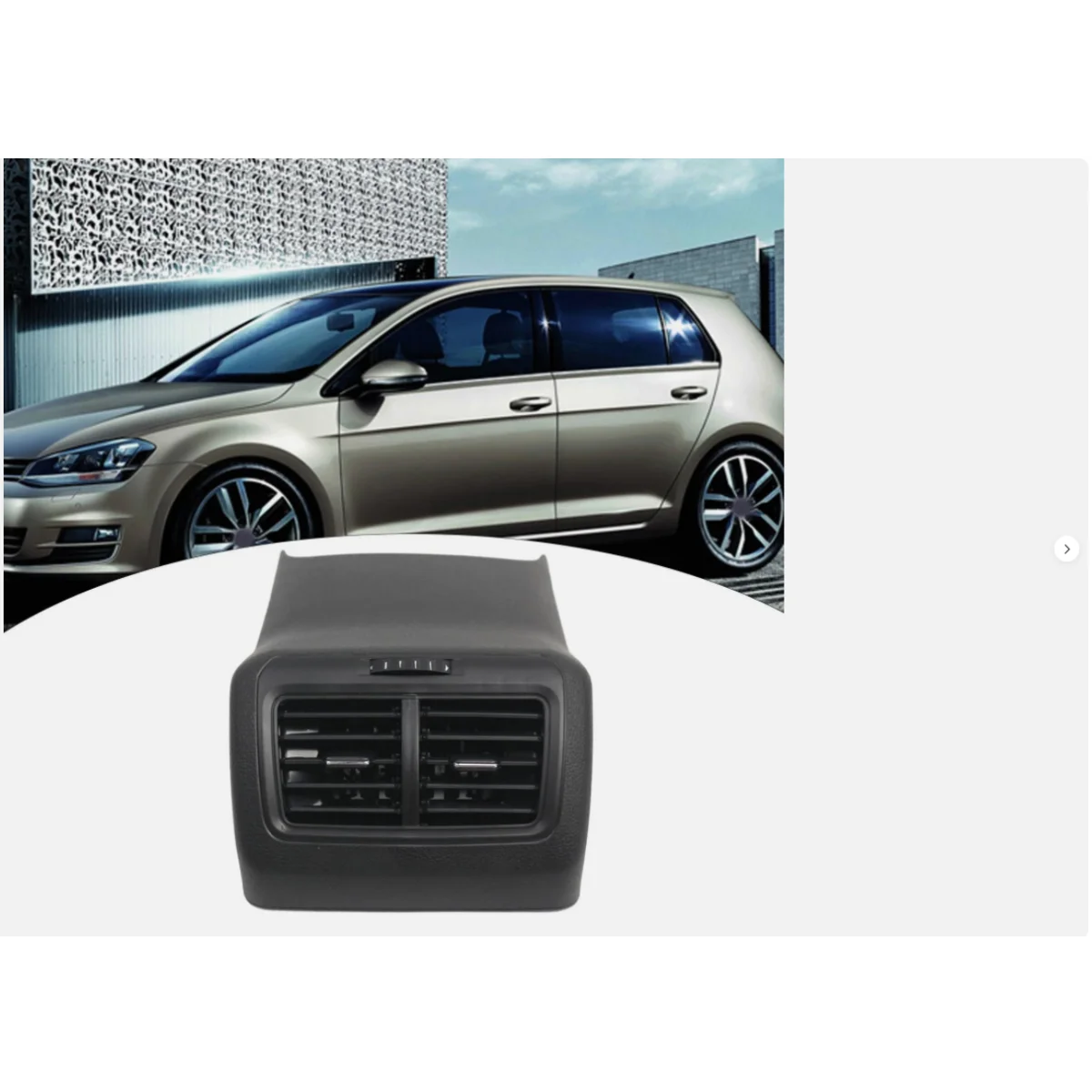 Вентиляционное отверстие задней центральной консоли 5G0863289C 5G0864298F для VW Golf MK7 MK7.5 2014 2015 2016 2017 2018 2019 2013-2020
Вентиляционное отверстие задней центральной консоли 5G0863289C 5G0864298F для VW Golf MK7 MK7.5 2014 2015 2016 2017 2018 2019 2013-2020