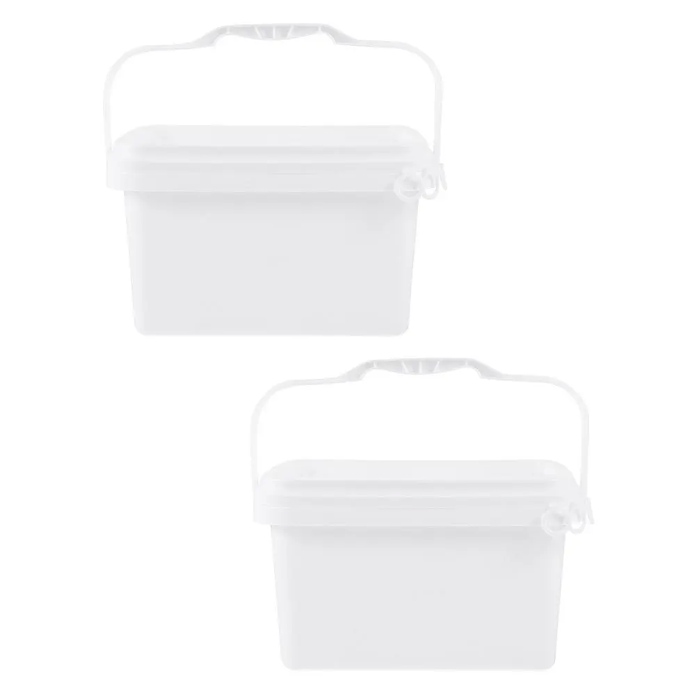 2Pcs Painting Bucket Heavy Duty Plastic Paint Storage Container with Handle Spill Proof Wide Opening for Art Craft Home Use
2Pcs Painting Bucket Heavy Duty Plastic Paint Storage Container with Handle Spill Proof Wide Opening for Art Craft Home Use