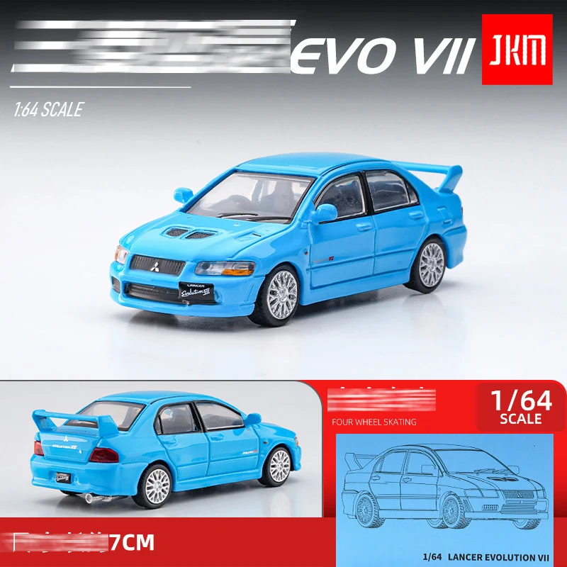 JKM 1/64 Lanser EVO7 поколение JDM модель автомобиля из сплава семь поколений литые хобби игрушки коллекция для взрослых детей
JKM 1/64 Lanser EVO7 поколение JDM модель автомобиля из сплава семь поколений литые хобби игрушки коллекция для взрослых детей