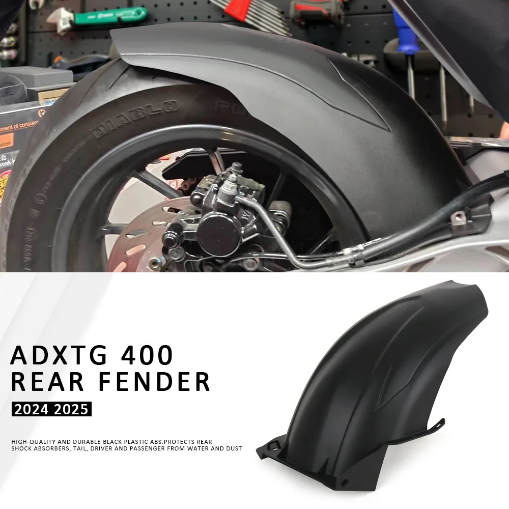 For SYM ADXTG 400 ADXTG400 2024 2025 Motorcycle Rear Wheel Extended Fender Splash Protector Rear Tire Extension Hugger Mudguard 
For SYM ADXTG 400 ADXTG400 2024 2025 Motorcycle Rear Wheel Extended Fender Splash Protector Rear Tire Extension Hugger Mudguard