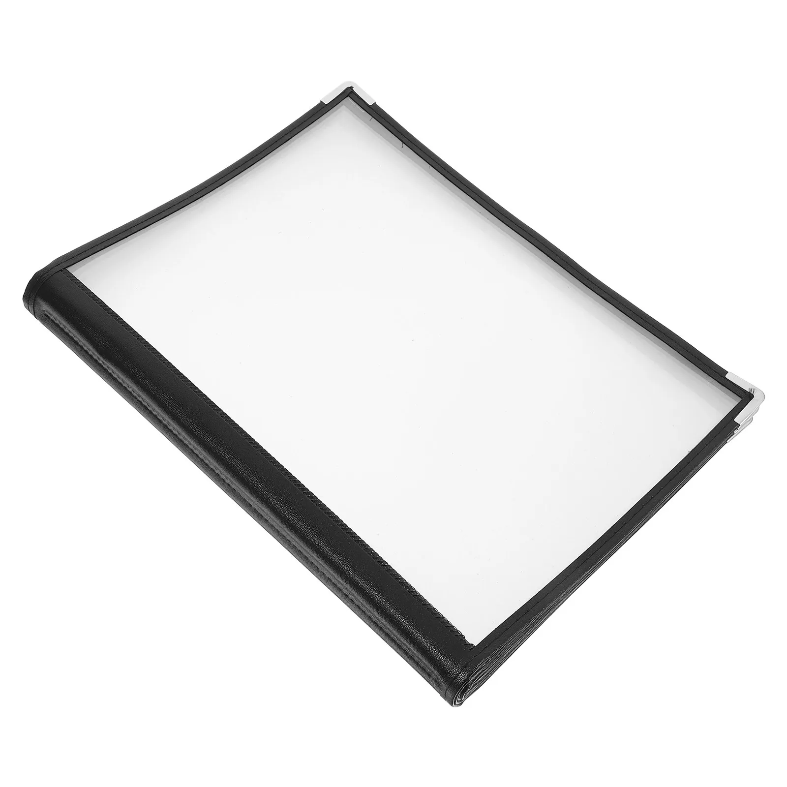 Transparent PVC Recipe Book Menu Folder 10 Pages 20 Sides Restaurant Bar Cafe Price List Holder Covers Kitchen Counter Supplies
Transparent PVC Recipe Book Menu Folder 10 Pages 20 Sides Restaurant Bar Cafe Price List Holder Covers Kitchen Counter Supplies