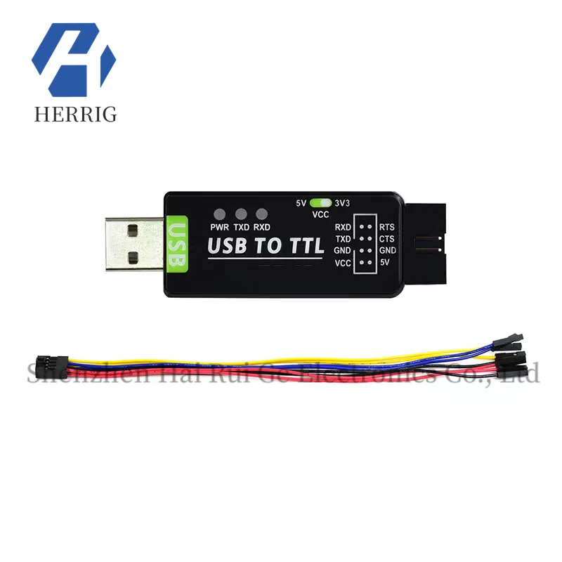 Industrial USB to TTL Serial Converter USB to UART Level Programming and Debugging Signal FT232RL Module
Industrial USB to TTL Serial Converter USB to UART Level Programming and Debugging Signal FT232RL Module