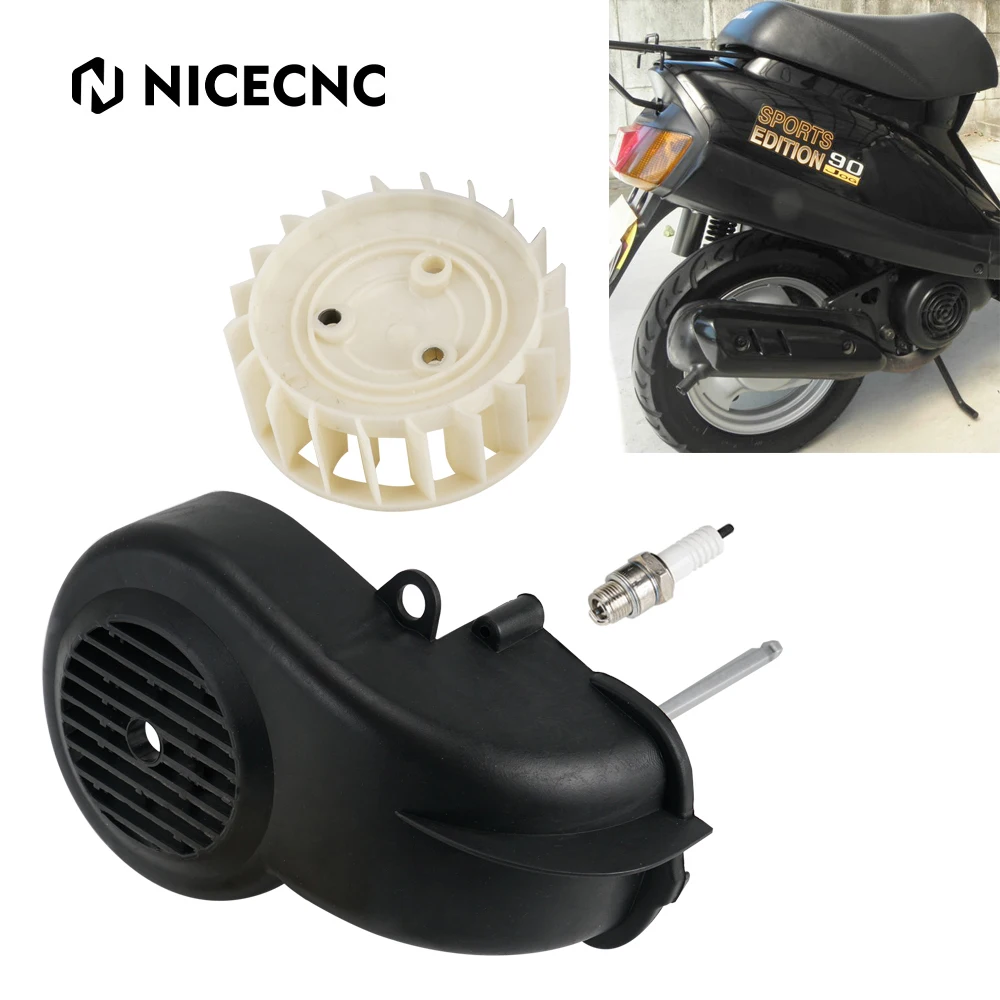 For Polaris Predator Sportsman Scrambler 90 cc 2T ATV Air Cooling Fan Assembly for Yamaha Jog 90 Fan Shroud Cover w/ Spark Plug
For Polaris Predator Sportsman Scrambler 90 cc 2T ATV Air Cooling Fan Assembly for Yamaha Jog 90 Fan Shroud Cover w/ Spark Plug