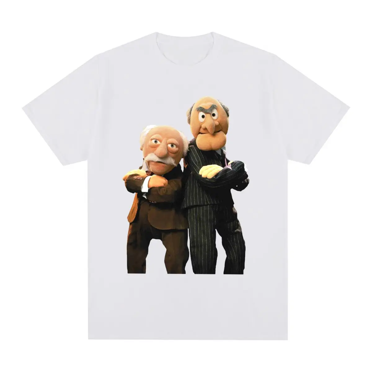 Винтажная футболка Statler And Waldorf, хлопковая мужская футболка, новая футболка, женские топы
Винтажная футболка Statler And Waldorf, хлопковая мужская футболка, новая футболка, женские топы