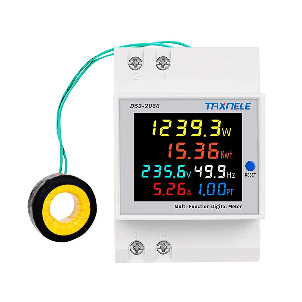AC 110V 220V 380V 100A Voltage Current Power Factor Active KWH Electric Energy Frequency Meter VOLT AMP
AC 110V 220V 380V 100A Voltage Current Power Factor Active KWH Electric Energy Frequency Meter VOLT AMP