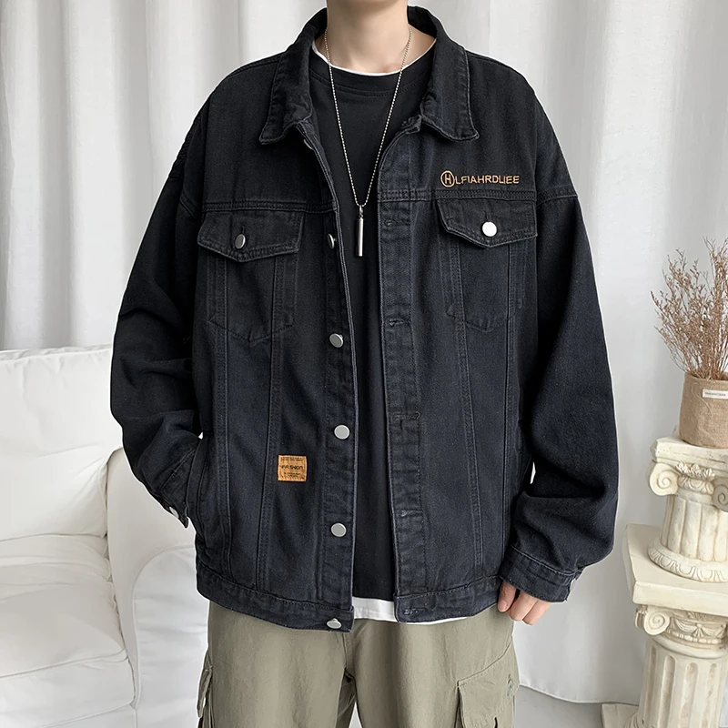 Men's Denim Jacket 2020 New Style Spring Autumn Streetwear Korean Trendy Casual Baseball Coat Jacket Loose Fit Long Sleeve
Men's Denim Jacket 2020 New Style Spring Autumn Streetwear Korean Trendy Casual Baseball Coat Jacket Loose Fit Long Sleeve