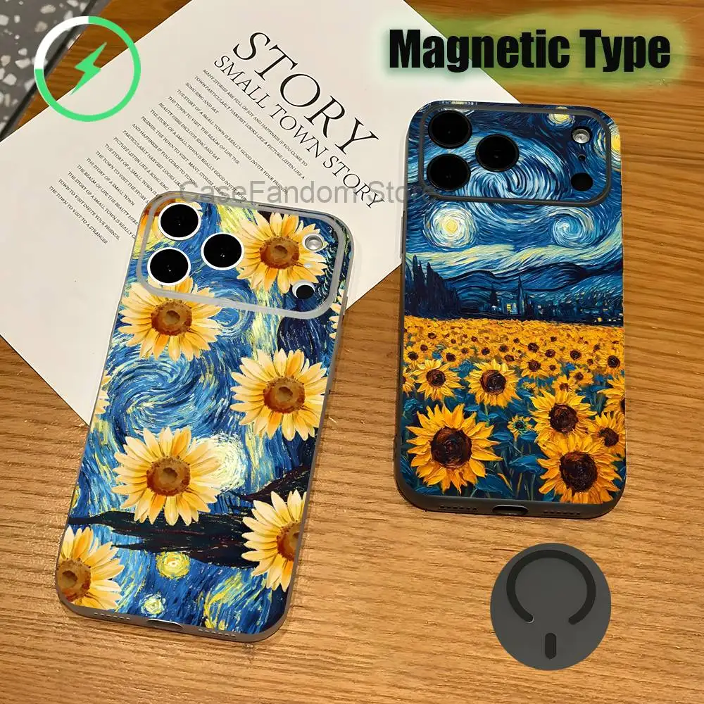 Van Gogh Starry Sunflowers For iPhone 17,16,15,14,13,12,11,Pro,Max,Plus Transparent gray Phone Case Magnetic Wireless Charging
Van Gogh Starry Sunflowers For iPhone 17,16,15,14,13,12,11,Pro,Max,Plus Transparent gray Phone Case Magnetic Wireless Charging
