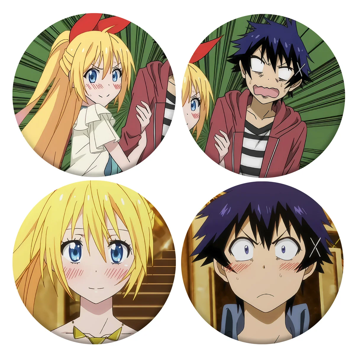 58mm Anime Nisekoi Cosplay A piece of music Kirizaki Qianji Tinplate Brooch Prop Gilf
58mm Anime Nisekoi Cosplay A piece of music Kirizaki Qianji Tinplate Brooch Prop Gilf