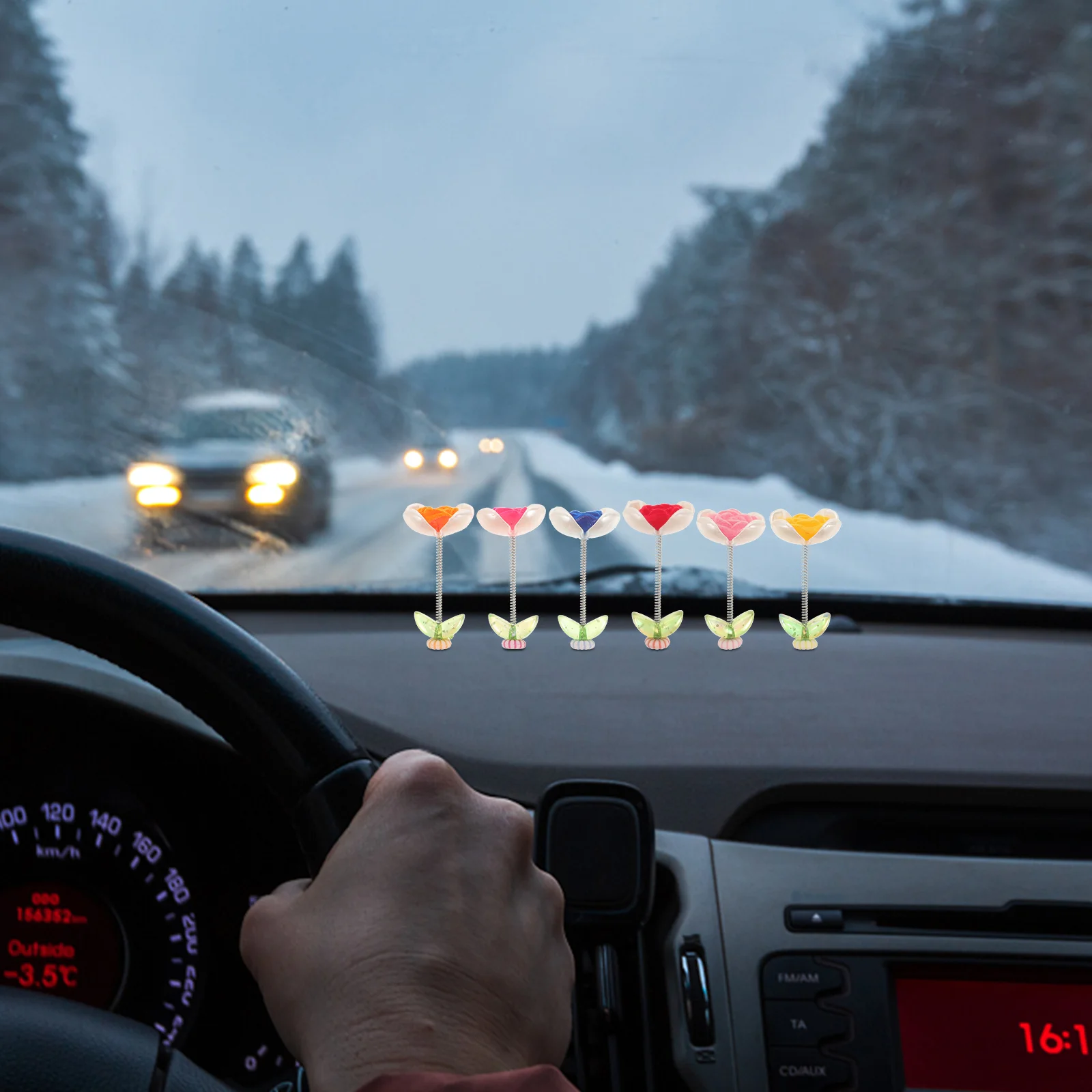 6 Pcs Flower Decoration Car Ornaments Office Flocking Duster Mini Plastic Figurines
6 Pcs Flower Decoration Car Ornaments Office Flocking Duster Mini Plastic Figurines