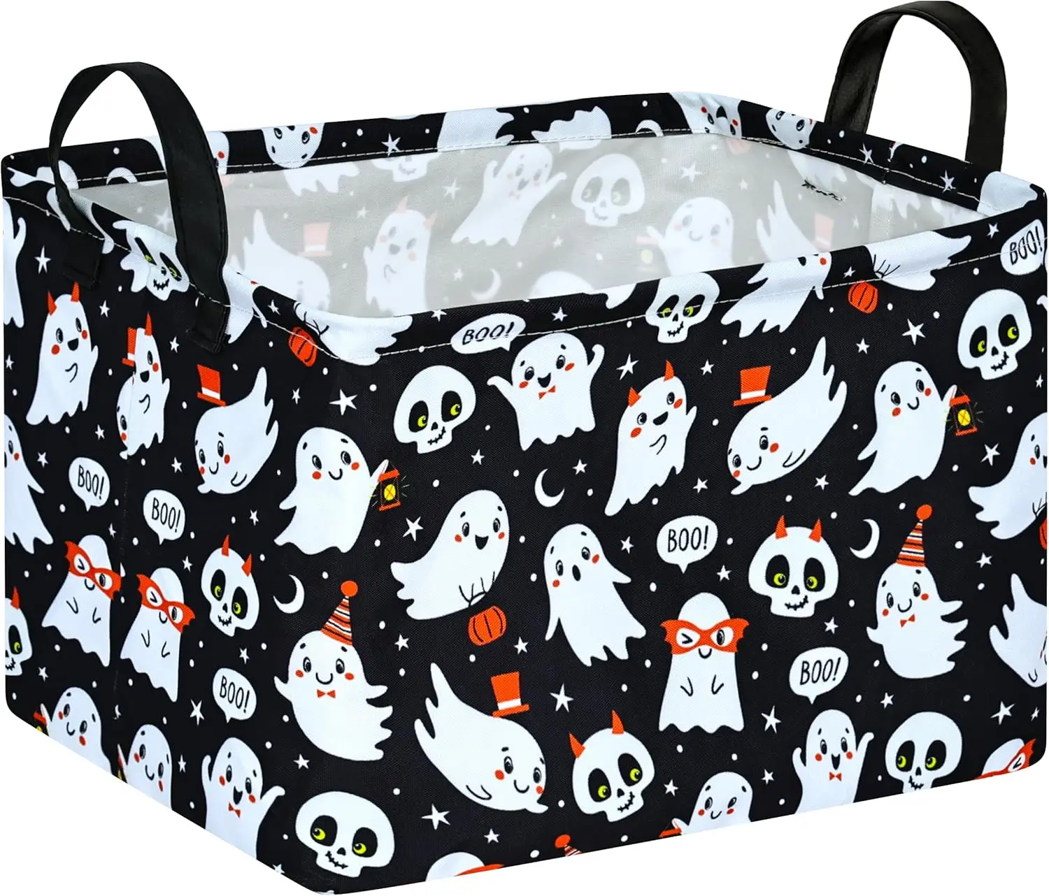 Halloween Ghost Storage Basket Gift Laundry Bins Collapsible Storage Baskets Bins with Handles Laundry Basket Nursery Hamper for
Halloween Ghost Storage Basket Gift Laundry Bins Collapsible Storage Baskets Bins with Handles Laundry Basket Nursery Hamper for