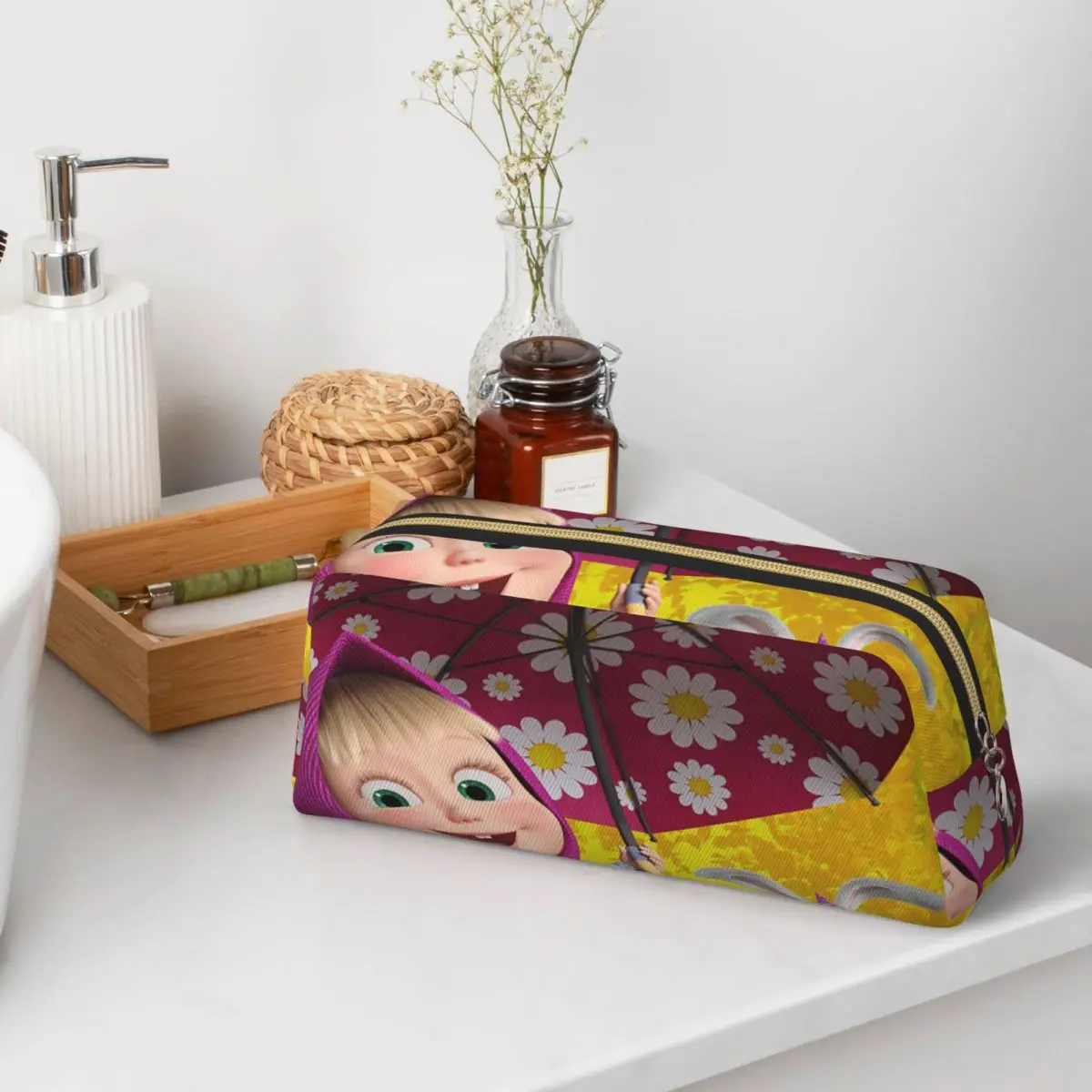 Cartoon Masha And The Bears Pencil Cases for Students School Pen Box Pencil Bag Large Storage Pencil Pouch Pen Holder
Cartoon Masha And The Bears Pencil Cases for Students School Pen Box Pencil Bag Large Storage Pencil Pouch Pen Holder