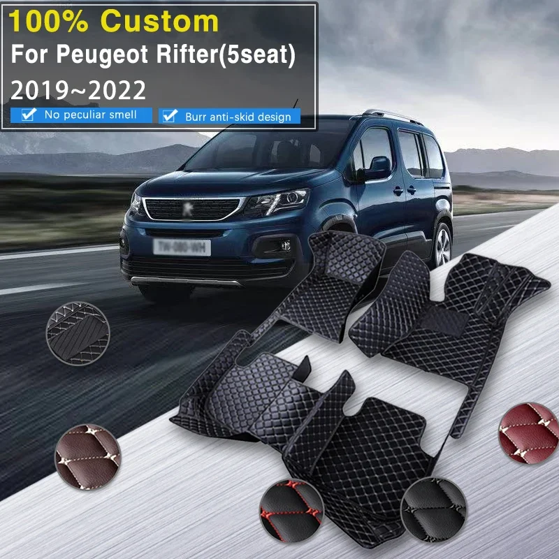 3D Car Floor Mats For Peugeot Rifter K9 2019 2020 2021 2022 5seat Passenger Versions Waterproof Car Carpet Foot Mat Car Accessor
3D Car Floor Mats For Peugeot Rifter K9 2019 2020 2021 2022 5seat Passenger Versions Waterproof Car Carpet Foot Mat Car Accessor