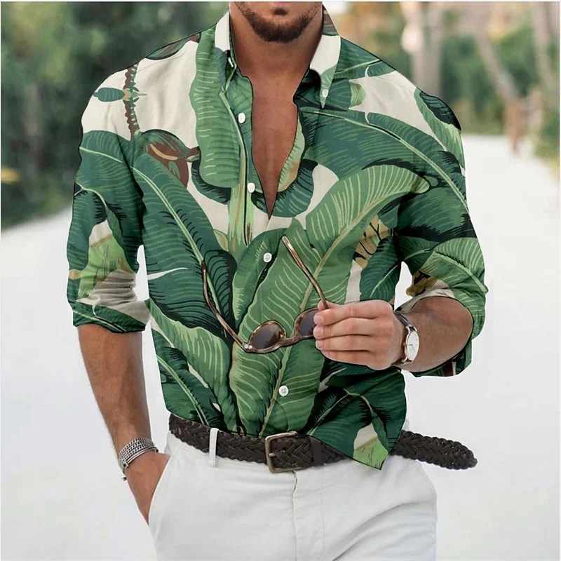 2026 Men's Floral Print Long-Sleeve Shirt, Lapel Loose Fit Casual Hawaiian Shirt, Stylish Casual Men's Top, Sizes XS-6XL
2026 Men's Floral Print Long-Sleeve Shirt, Lapel Loose Fit Casual Hawaiian Shirt, Stylish Casual Men's Top, Sizes XS-6XL