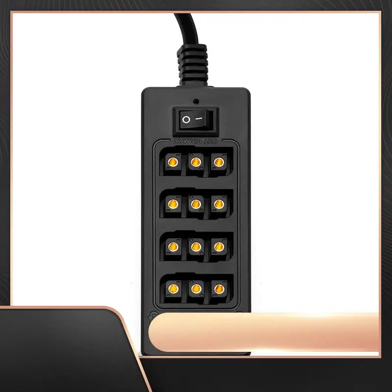D-Tap To 4 Female D-Tap 2 DC USB Output Power Cable Distributor Splitter Hub Box For Anton Bauer V Mount Batteries Easy Install-
D-Tap To 4 Female D-Tap 2 DC USB Output Power Cable Distributor Splitter Hub Box For Anton Bauer V Mount Batteries Easy Install-