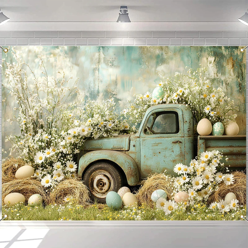 LS Photography Background Easter Egg Truck Fowers Decoration Backdrop Baby Shower Newborn 1st Party Portrait Studio Props
LS Photography Background Easter Egg Truck Fowers Decoration Backdrop Baby Shower Newborn 1st Party Portrait Studio Props