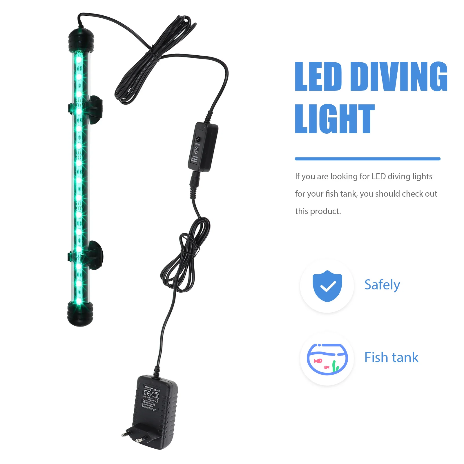 Aquarium LED Light Submersible Fish Tank Lamp Acrylic Material Durable Suction Cup Practical Aquarium Lighting Device
Aquarium LED Light Submersible Fish Tank Lamp Acrylic Material Durable Suction Cup Practical Aquarium Lighting Device