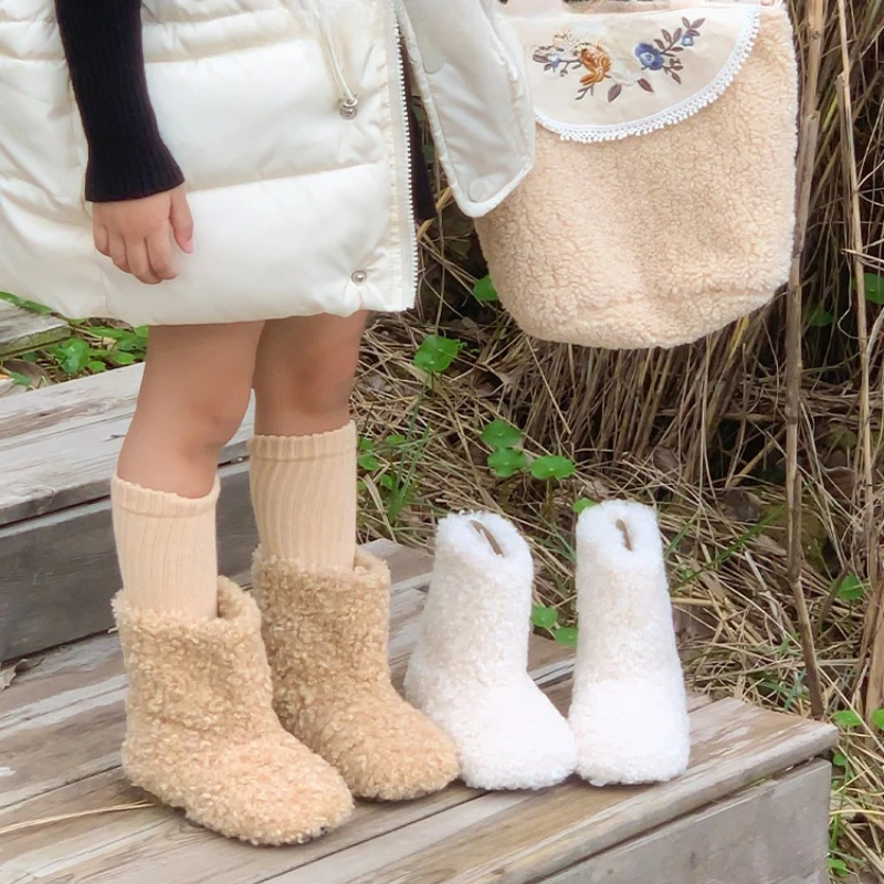 Winter Children's Ankle Boots Warm Furry Hairy Girls Snow Boots Simple Outdoor Kids Fashion Thermal Boots Non-slip Versatile
Winter Children's Ankle Boots Warm Furry Hairy Girls Snow Boots Simple Outdoor Kids Fashion Thermal Boots Non-slip Versatile