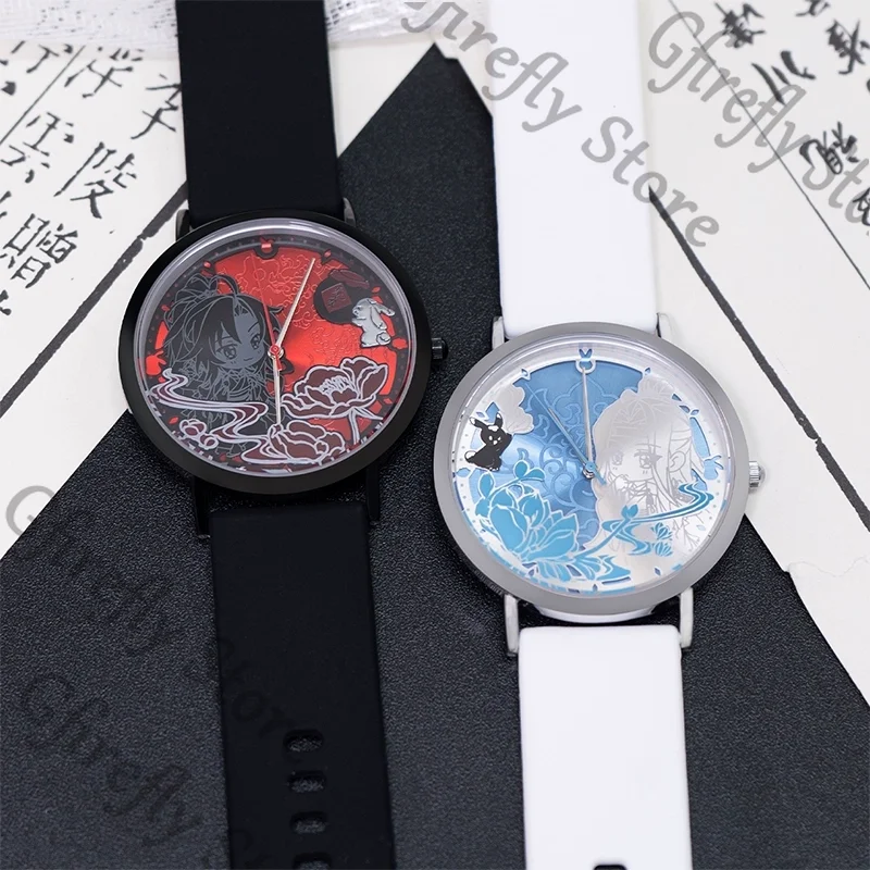 Grandmaster of Demonic Cultivation Lan Wangji Wei Wuxian Cartoon Official Quartz Watch Cosplay Genuine anime Watches Student
Grandmaster of Demonic Cultivation Lan Wangji Wei Wuxian Cartoon Official Quartz Watch Cosplay Genuine anime Watches Student