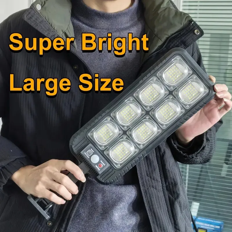 Solar street outdoor light with 200-300 LED floodlight Garden wall lamp has 3 modes Suitable for garden/commercial lighting/Path
Solar street outdoor light with 200-300 LED floodlight Garden wall lamp has 3 modes Suitable for garden/commercial lighting/Path