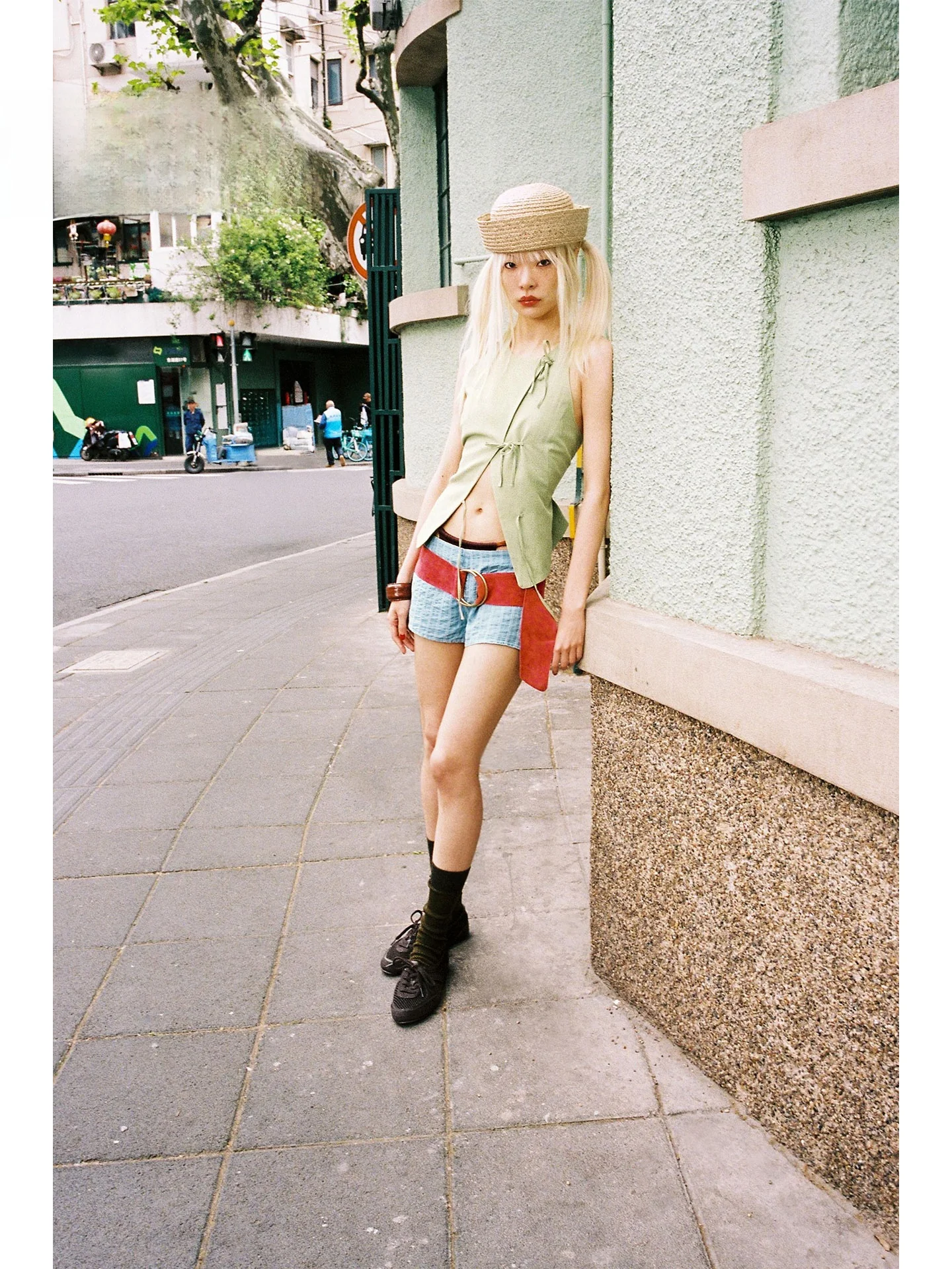 Summer 2026 New Style Beautiful Gentle Chinese Waist-Cinching Sleeveless Vest Women's Stylish Belted Outerwear Green Color
Summer 2026 New Style Beautiful Gentle Chinese Waist-Cinching Sleeveless Vest Women's Stylish Belted Outerwear Green Color