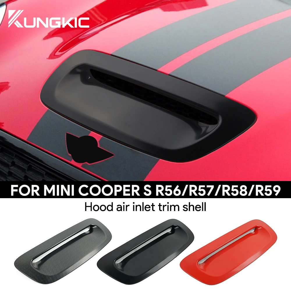 For Mini Cooper S JCW R56 R57 R58 R59 ABS Car Front Engine Hood Bonnet Vent Scoop Air Outlet Cover Trim Exterior Accessories
For Mini Cooper S JCW R56 R57 R58 R59 ABS Car Front Engine Hood Bonnet Vent Scoop Air Outlet Cover Trim Exterior Accessories