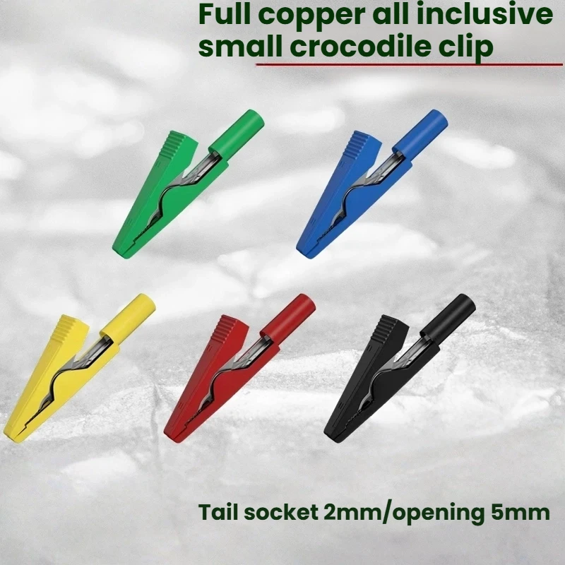 40/10 Pcs Insulated Solderable Alligator Clips with Pure Copper Jaws for Safe Electronics Testing
40/10 Pcs Insulated Solderable Alligator Clips with Pure Copper Jaws for Safe Electronics Testing