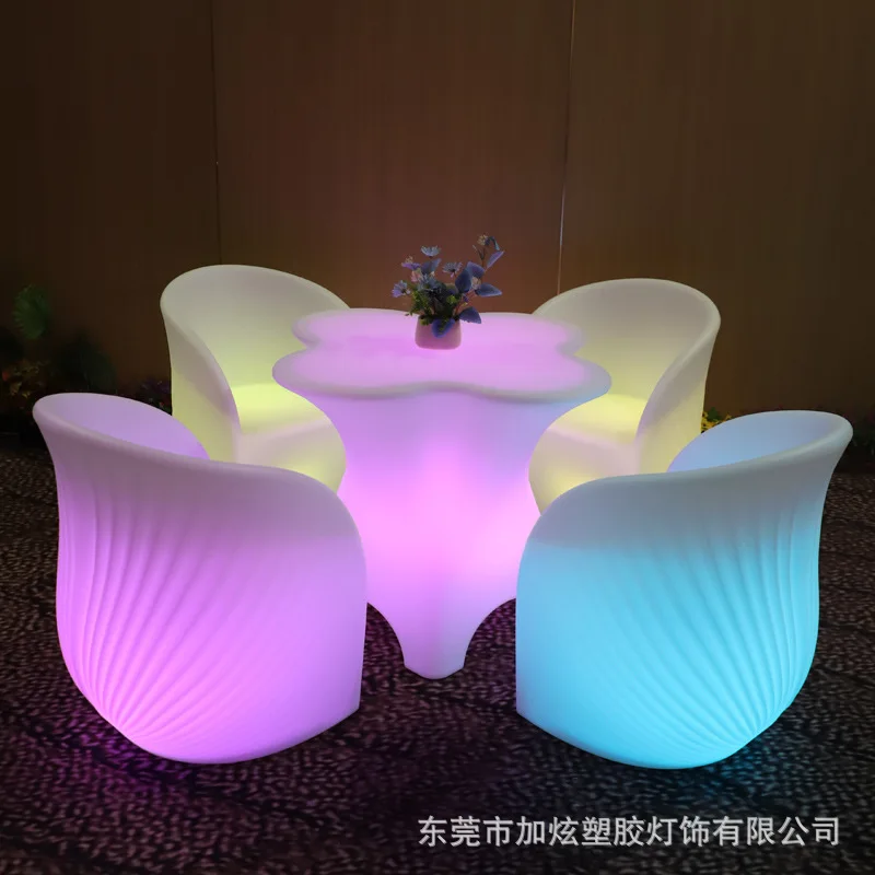 XL Plum Blossom Table and Chair Set for Bar KTV, Loose Sofa Chair Combination for Qingba Nightclub, Outdoor Colorful Creative
XL Plum Blossom Table and Chair Set for Bar KTV, Loose Sofa Chair Combination for Qingba Nightclub, Outdoor Colorful Creative