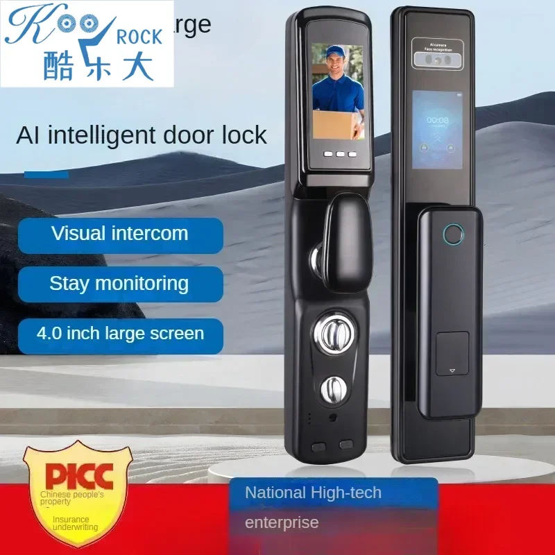 Intelligent Electronic Password Door Lock with Dual Color Screen, Facial Recognition and Fingerprint Scanner for Home Security
Intelligent Electronic Password Door Lock with Dual Color Screen, Facial Recognition and Fingerprint Scanner for Home Security